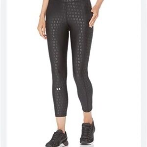 Under Armour Black Athletic Workout cropped Leggings size small
